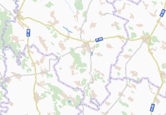 Karte Stadtplan Lisohirka