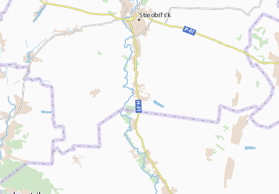 Shul&#x27;hynka Map