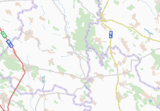Karte Stadtplan Lychkivtsi