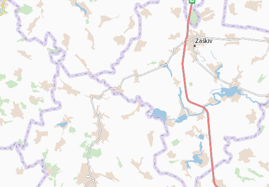 Karte Stadtplan Adamivka