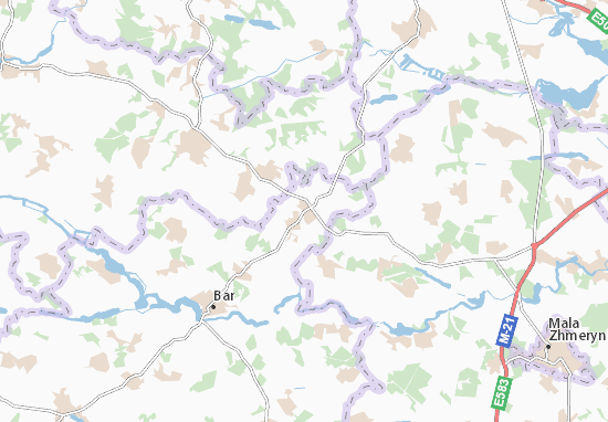 Karte Stadtplan Luka-Bars&#x27;ka