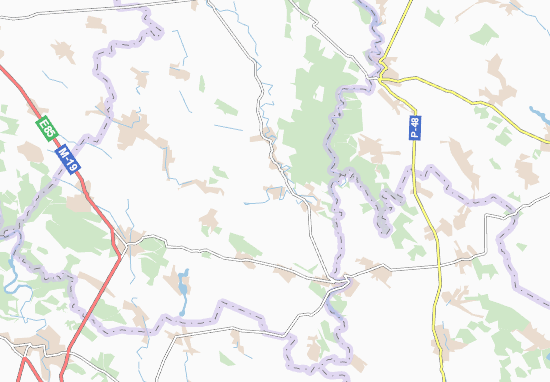 Karte Stadtplan Samoluskivtsi