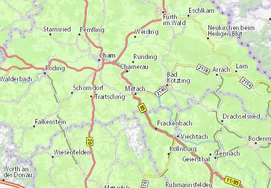 Miltach Map