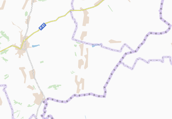 Karte Stadtplan Baranykivka