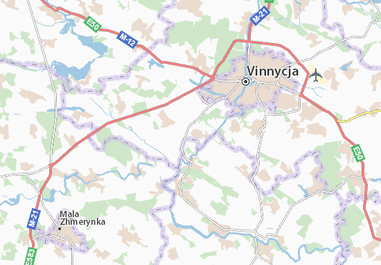 Bokhonyky Map