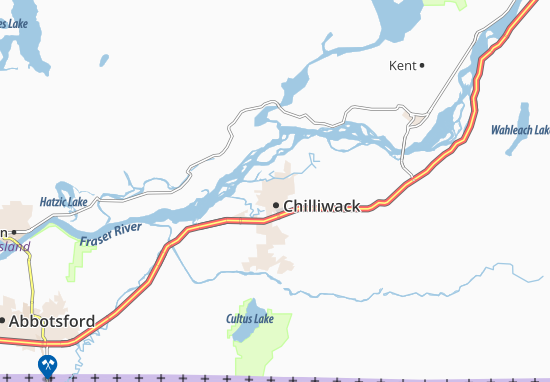 Karte Stadtplan Chilliwack