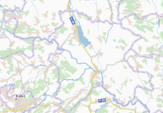 Karte Stadtplan Demeshkivtsi