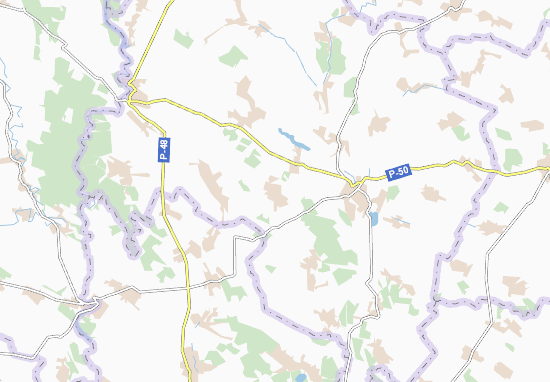 Karte Stadtplan Lisovody