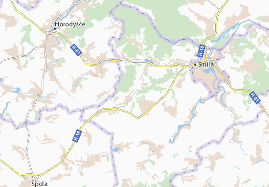Kaart Plattegrond Vovkivka