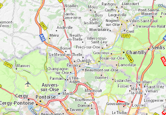 Le Mesnil-en-Thelle Map