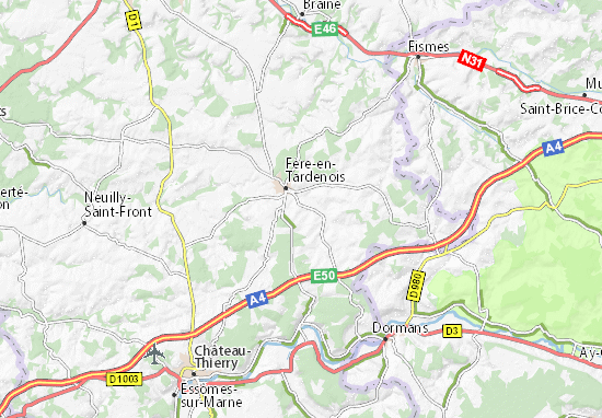 Villers-sur-Fère Map