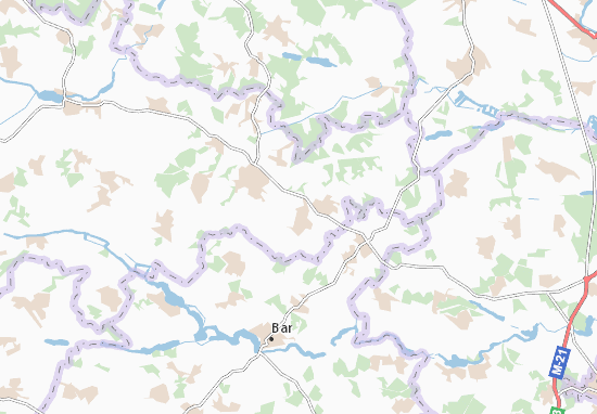 Kaart Plattegrond Radivtsi