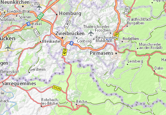 Karte Stadtplan Großsteinhausen