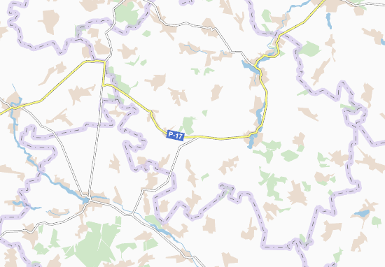 Kaart Plattegrond Lopatynka