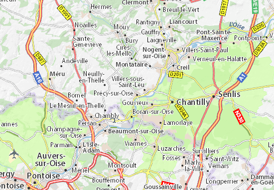 Précy-sur-Oise Map