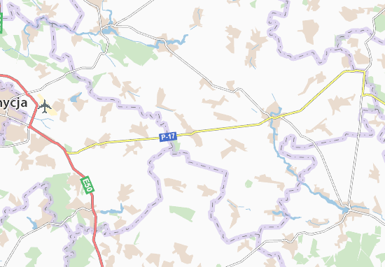 Karte Stadtplan Shchaslyva