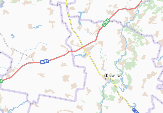 Kaart Plattegrond Kolodyazhne