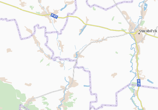 Karte Stadtplan Nyzhn&#x27;opokrovka