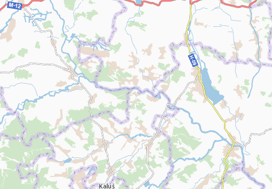 Karte Stadtplan Tsvitova