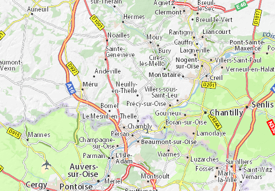 Neuilly-en-Thelle Map