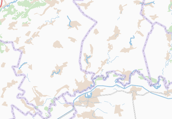 Mapa Mala Nekhvoroshcha