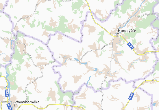 Verbivka Map