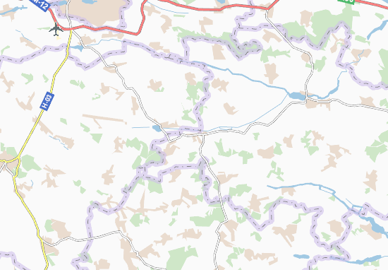 Karte Stadtplan Manykivtsi