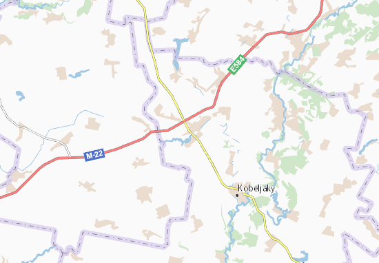 Mapa Butenky