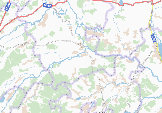 Karte Stadtplan Mel&#x27;nych