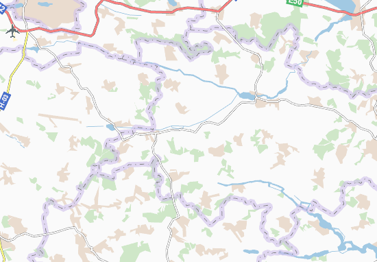 Mapa Yas&#x27;kivtsi