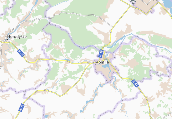 Karte Stadtplan Budky