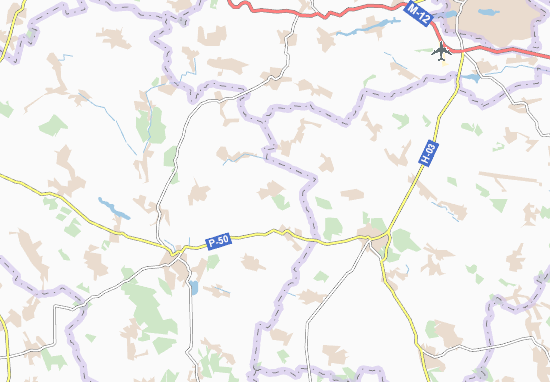 Karte Stadtplan Pidlisnyi Oleksynets&#x27;