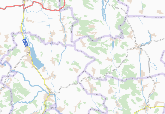 Karte Stadtplan Dytyatyn