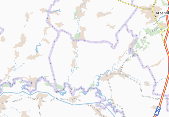 Karte Stadtplan Ustymivka