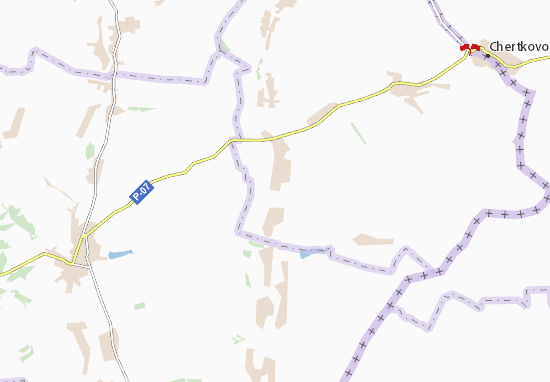 Kaart Plattegrond Kalmykivka