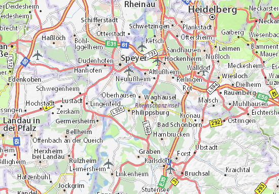 Oberhausen Map