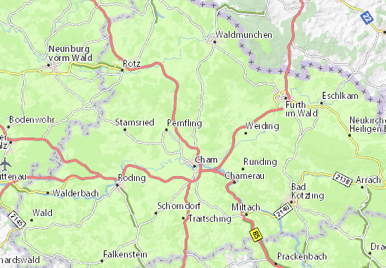 Waffenbrunn Map