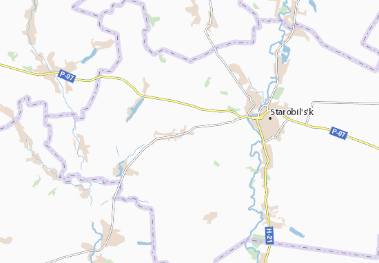 Karte Stadtplan Verkhnya Pokrovka