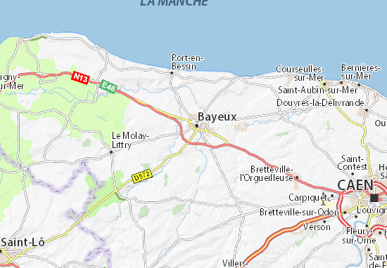 Kaart Plattegrond Saint-Loup-Hors