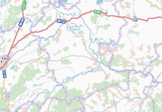 Karte Stadtplan Mazurivka