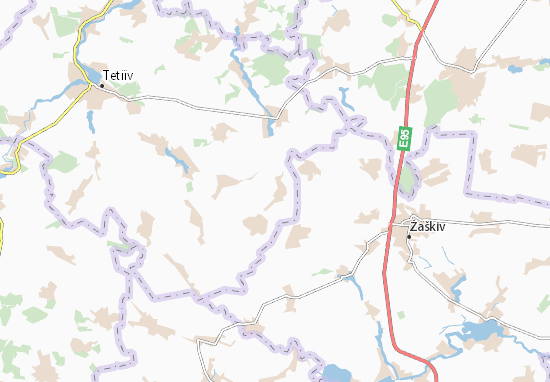 Karte Stadtplan Tainytsya