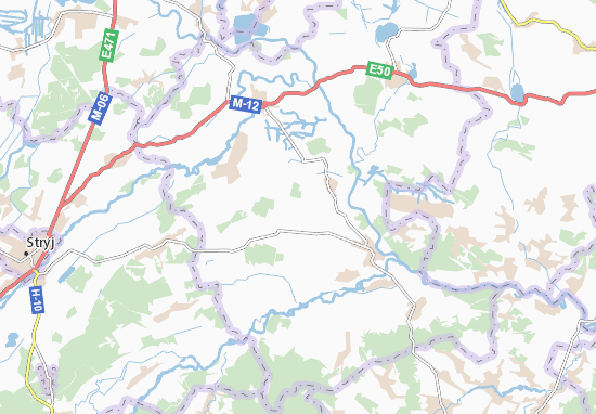 Karte Stadtplan Dunajets&#x27;