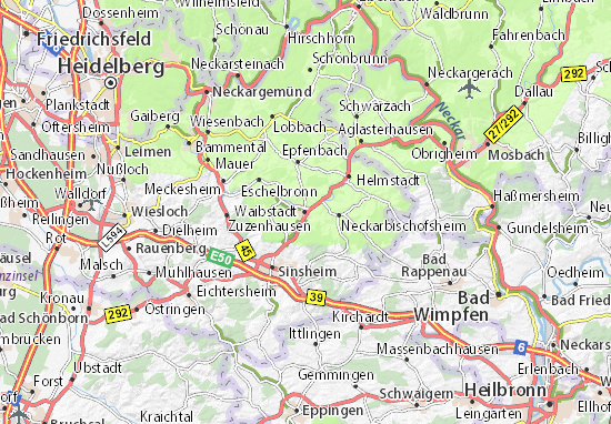 Mapas-Planos Waibstadt