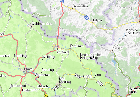 Eschlkam Map