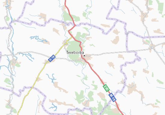 Terebovlja Map