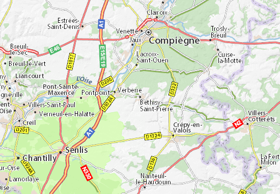 Béthisy-Saint-Pierre Map