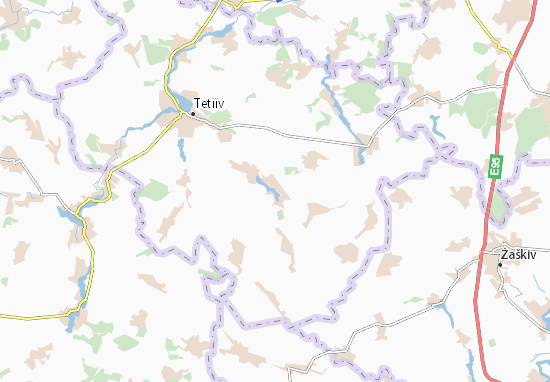 Karte Stadtplan Denykhivka