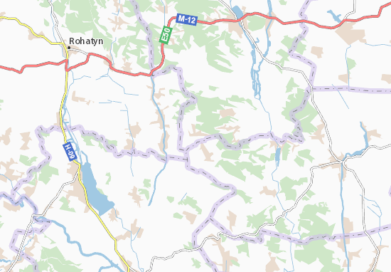 Mapa Slov&#x27;yatyn