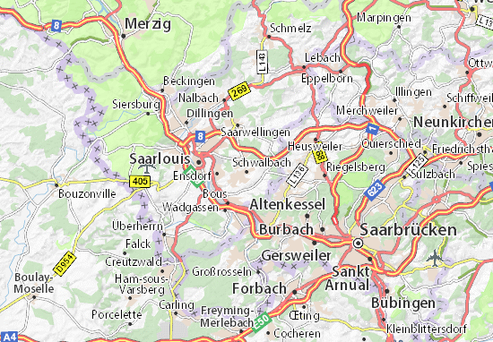 Mapa Schwalbach