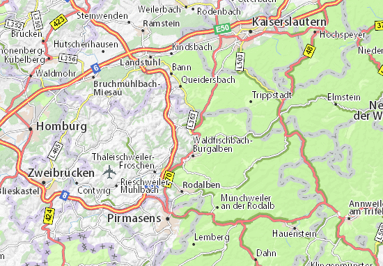 Mapa Plano Steinalben